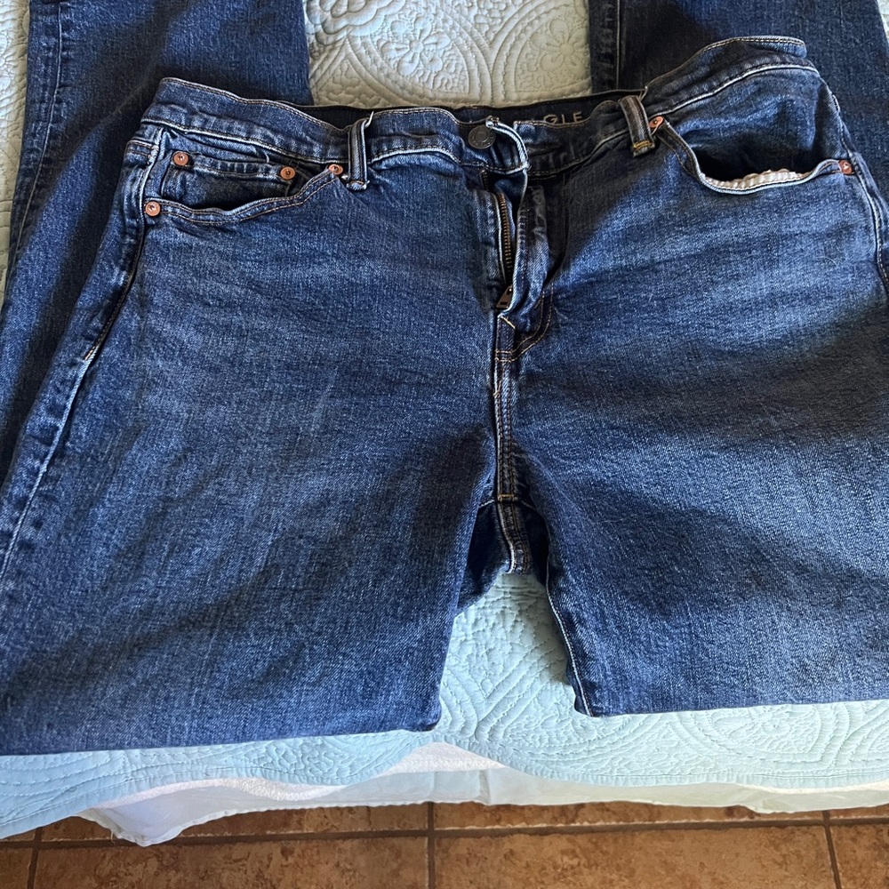 American Eagle Outfitters Dark Blue Bootcut Jeans